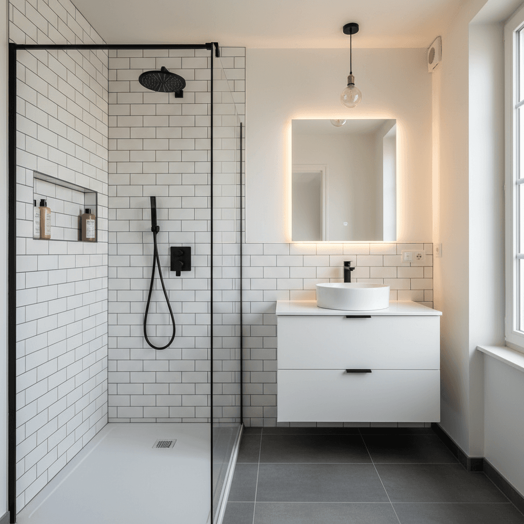 Remplacement baignoire → douche italienne